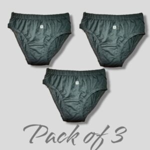 Comfortable Cotton Plain Panties - Pack of 3 - Image 2