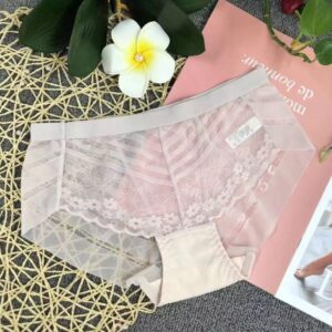 Nylon Lace Work Comfortable And Breathable Brief - Image 4