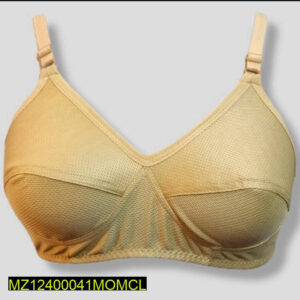 Jersey Lycra Bra, Beige - Image 1