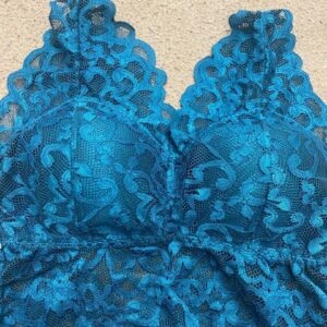 Jacquard Lace Work Pushup Padded Bra - Image 3