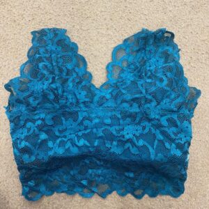 Jacquard Lace Work Pushup Padded Bra - Image 4