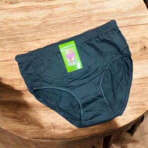 Comfortable Lightweight Cotton Plain Panties - 2 Pcs Set in Beige - Image 4