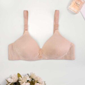 Women's Floral Design Push Up Padded Bra - Image 1