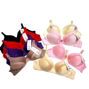 1 Pc Cotton Lace Padded Bra - Image 5