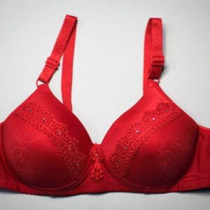 1 Pc Cotton Lace Padded Bra - Image 1
