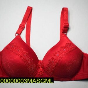 1 Pc Cotton Lace Padded Bra - Image 5