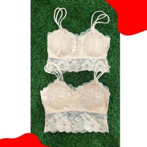 Women's Net Cotton Lace Camisole - Image 1