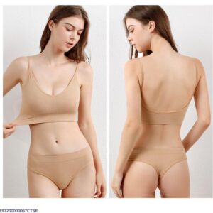 Jersey Plain Comfortable And Breathable Sports Bra - Image 1