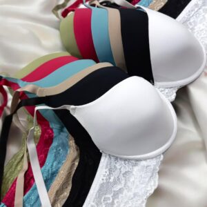 Silk Plain Comfortable And Lightweight Push Up Bra - Image 4
