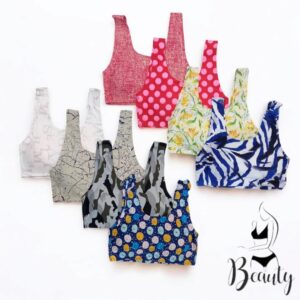 Multicolor Padded Bra - Comfortable & Lightweight Printed Design (1 Pcs) - Image 2