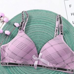 Comfortable Multi-Color Silk Push Up Bra - 1 Pcs - Image 10