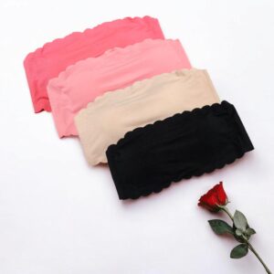 Comfortable Multicolor Padded Bra - Lightweight Malai Fabric - 1 Pcs - Image 3