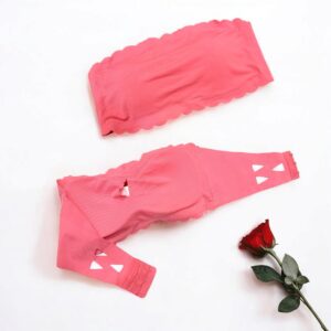 Comfortable Multicolor Padded Bra - Lightweight Malai Fabric - 1 Pcs - Image 4